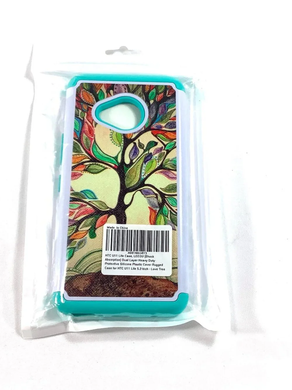 2 NEW HTC U11 Life Case Heavy Duty Love Tree Phone Cover Shockproof Protective